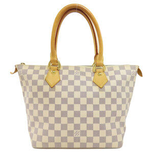 LOUIS VUITTON White Damier Tote Bag